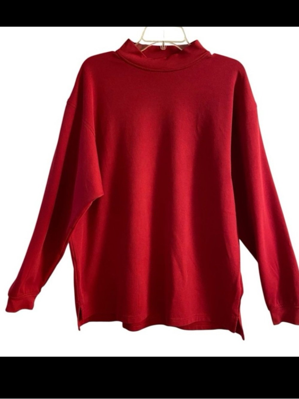 FootJoy  Red mock neck Style Pullover top men XL